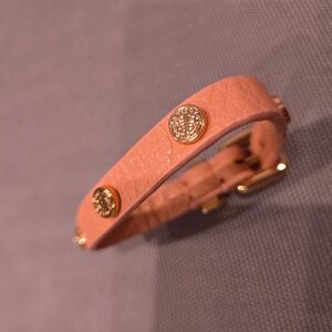 Marc by Marc Jacobs Pink Leather Bracelet new